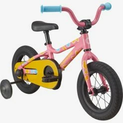 Framsida -Cykel Elegant Magasin barncykel cannondale kids trail 12 tum rosagul 1