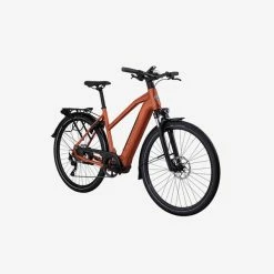 Framsida -Cykel Elegant Magasin elcykel crescent elda 20s 10 vxl orange 1