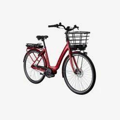 Elcykel Crescent Elora Svart Röd Metallic -Cykel Elegant Magasin elcykel crescent elora svart rod metallic 1