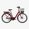 Elcykel Crescent Elora Svart Röd Metallic