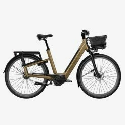 Framsida 8 Elcykel Crescent Elston 20 5-vxl Brun