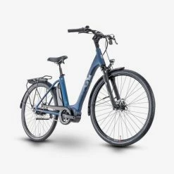 Elcykel Husqvarna Eco City 4 28 Fotbroms E6110/504Wh Blå/Vit