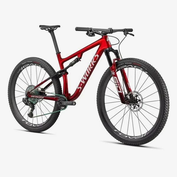 Specialized MTB Epic S-Works GLOSS RED TINT FADE OVER BRUSHED SILVER/TARMAC BLACK/ 2 Specialized MTB Epic S-Works GLOSS RED TINT FADE OVER BRUSHED SILVER/TARMAC BLACK/ - Bild 2