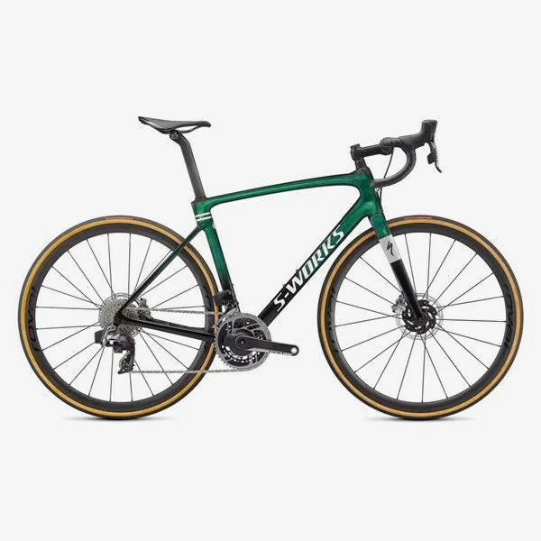 Specialized Racercykel Roubaix S-Works Etap Gloss Green Tint/Spectraflair/Satin Fl 1 Specialized Racercykel Roubaix S-Works Etap Gloss Green Tint/Spectraflair/Satin Fl